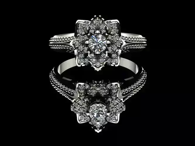 Ex-40 diamond engagement ring