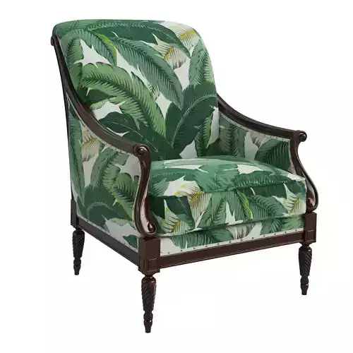 Harwood Accent Chair - Palm Leaf