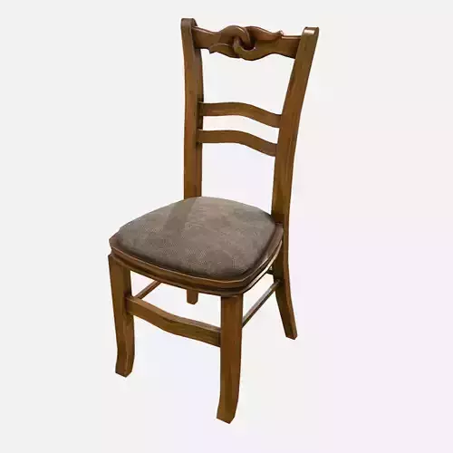 Dining Chair Low-poly 3D model