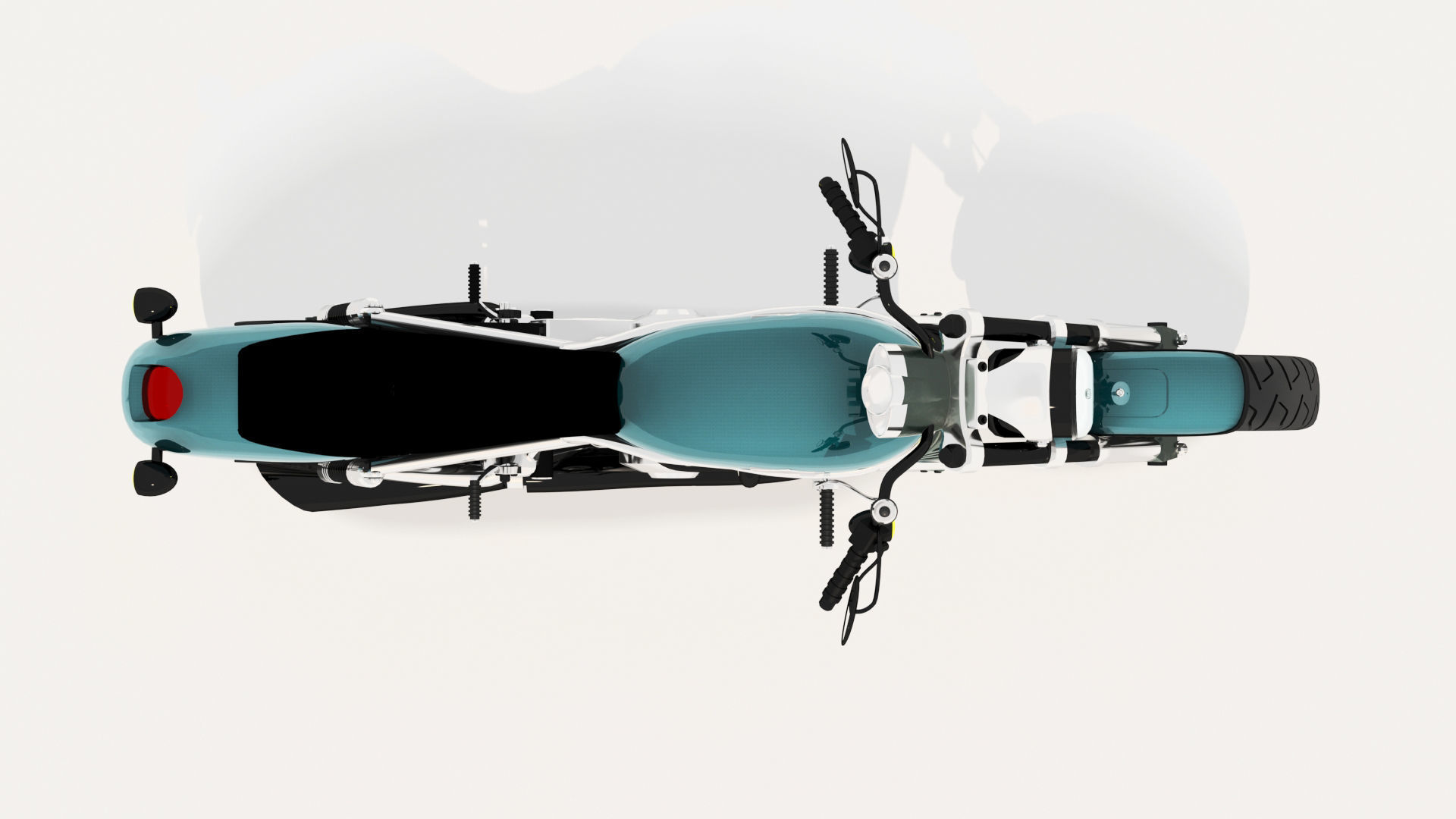 Harley Davidson Motorcycle 3D model_5