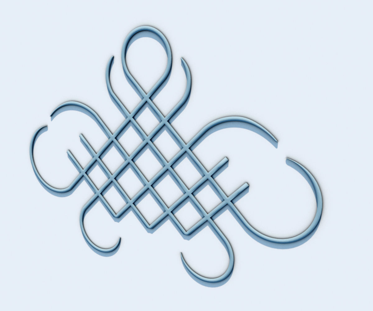 Tribal Tattoo 1 3D print model_1