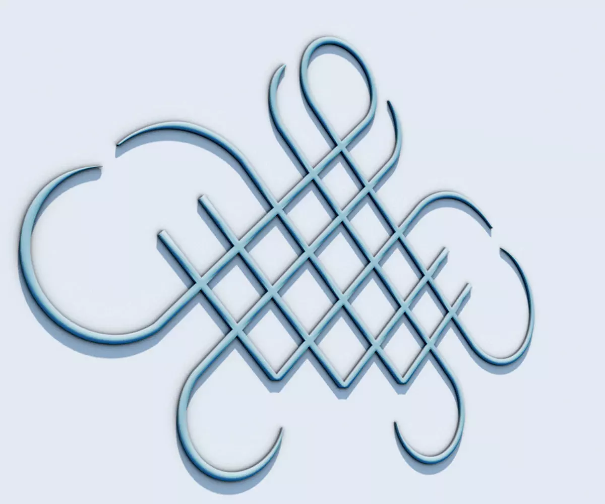 Tribal Tattoo 1 3D print model_0