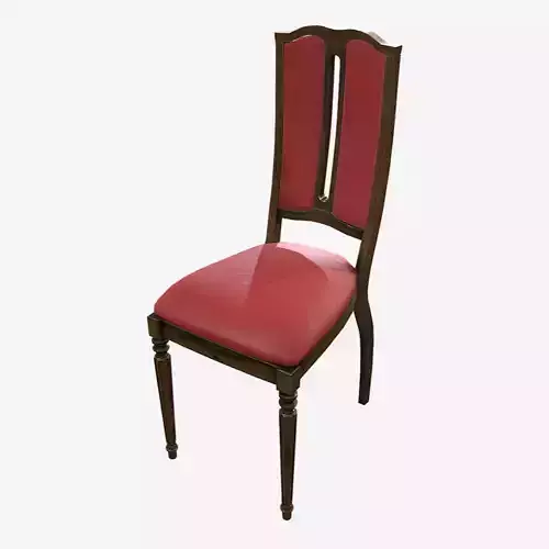 Dining Chair Low-poly 3D model