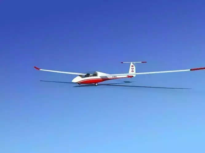 Duo Discus Sailplane 3D model