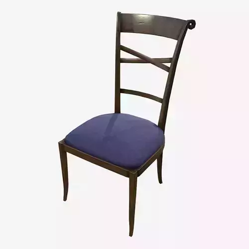 Dining Chair Low-poly 3D model