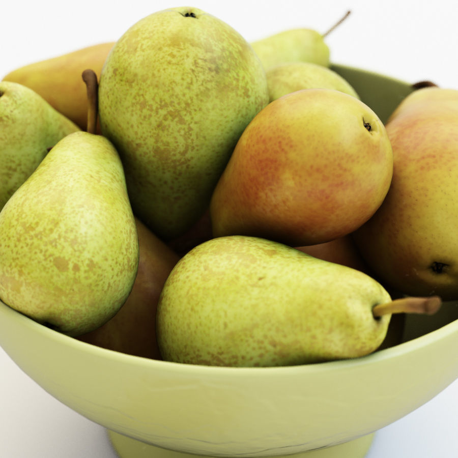 Pears in the vase 3D model_1