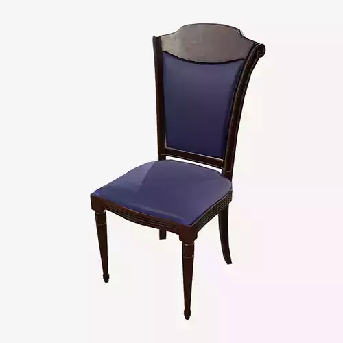 Dining Chair Low-poly 3D model
