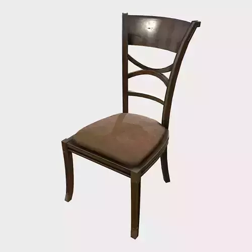 Dining Chair Low-poly 3D model
