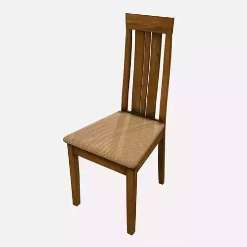 Dining Chair Low-poly 3D model