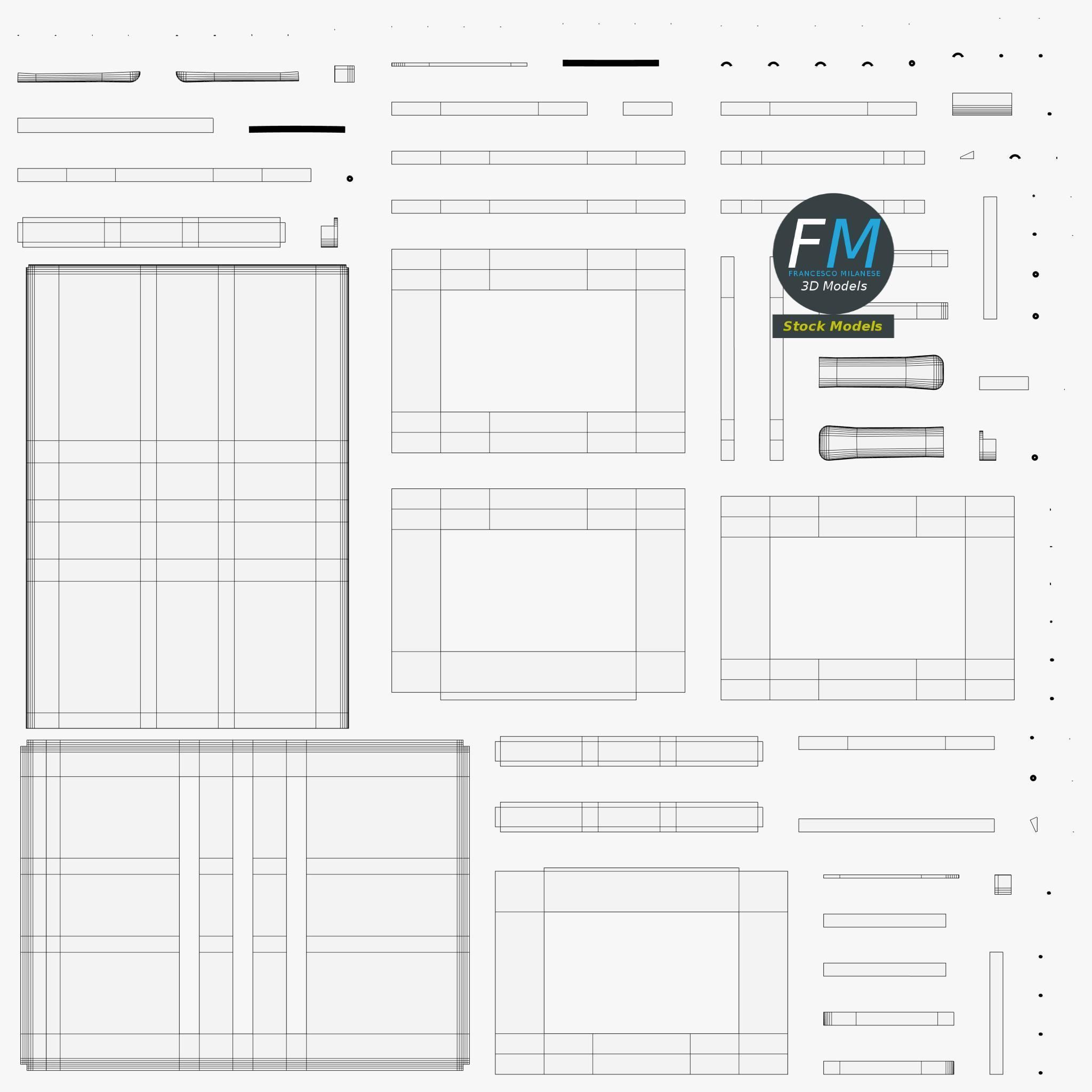 Tablet desktop stand 3D model_11