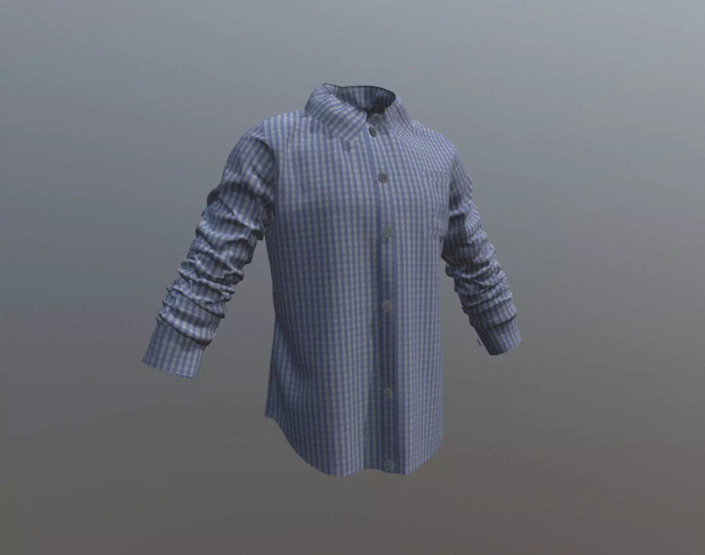 Shirt man in shorts and 3D model_0