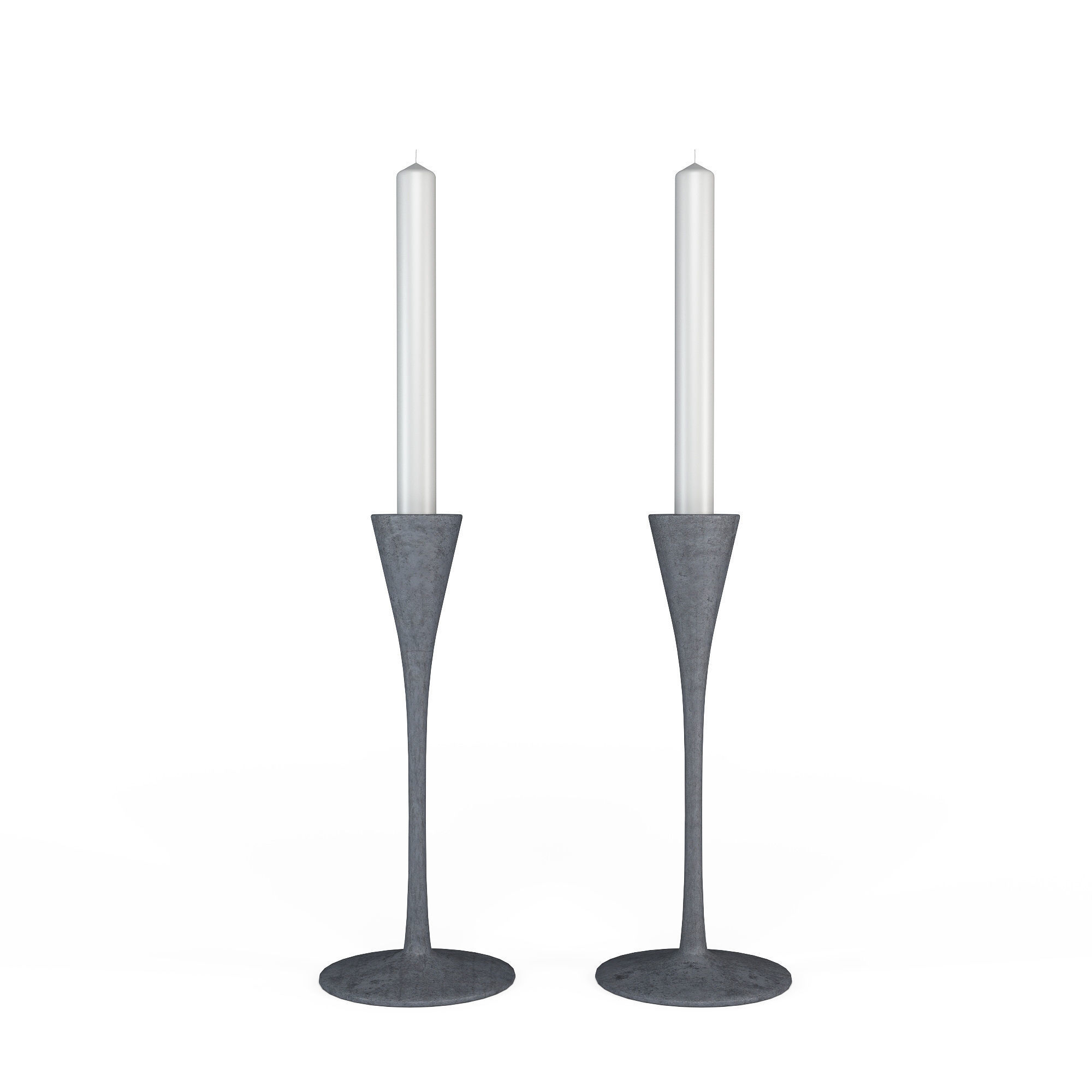 Candle Holder Set 3D model_1