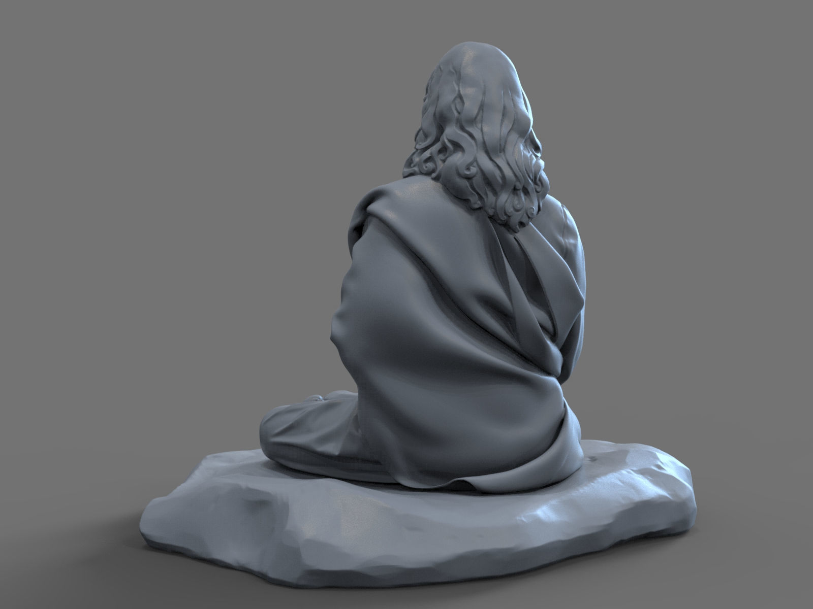 Jesus Buddha 3D print model_3
