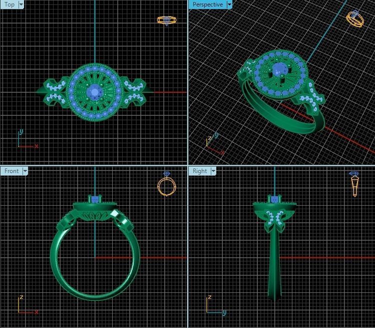 Ring R0665 3D print model_2