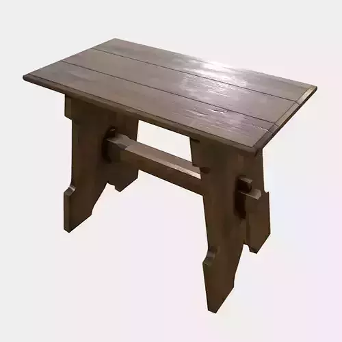 Bar Pub Chair Low-poly 3D model