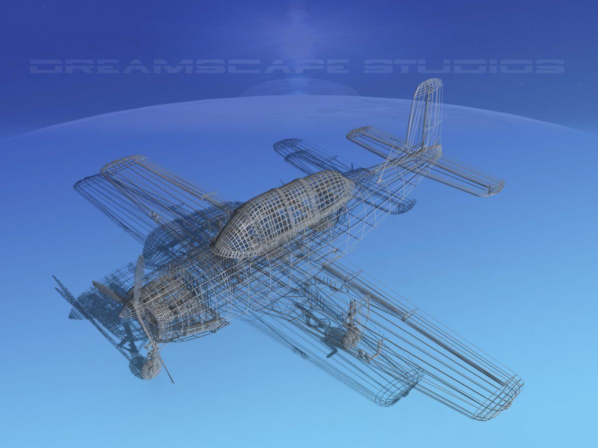 Beechcraft T-34 Mentor V07 USAF 3D model_18