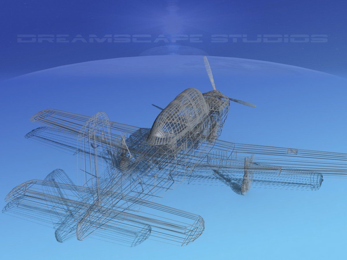Beechcraft T-34 Mentor V07 USAF 3D model_16