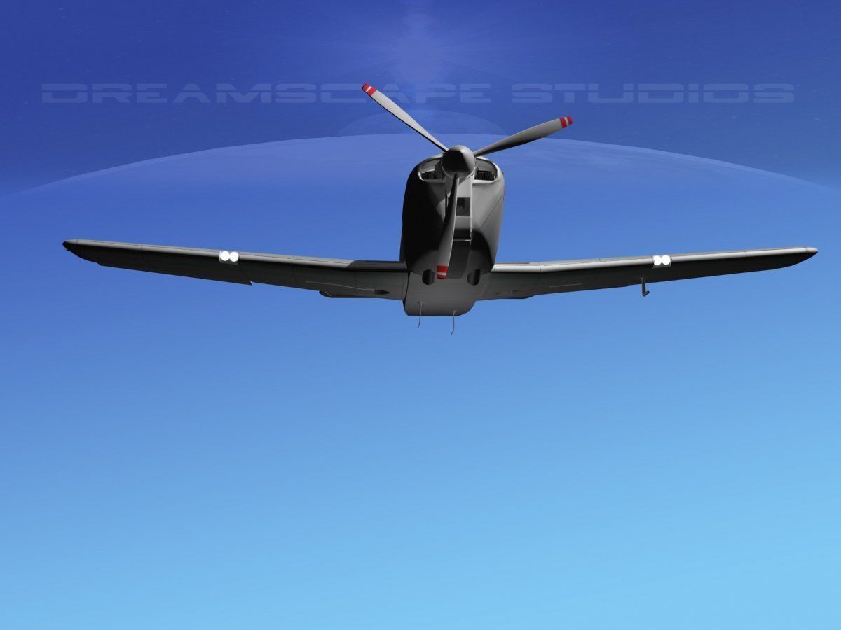 Beechcraft T-34 Mentor V07 USAF 3D model_13