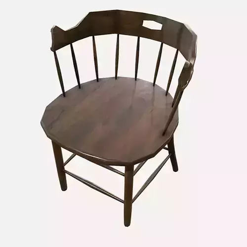 Bar Chair Low-poly 3D model