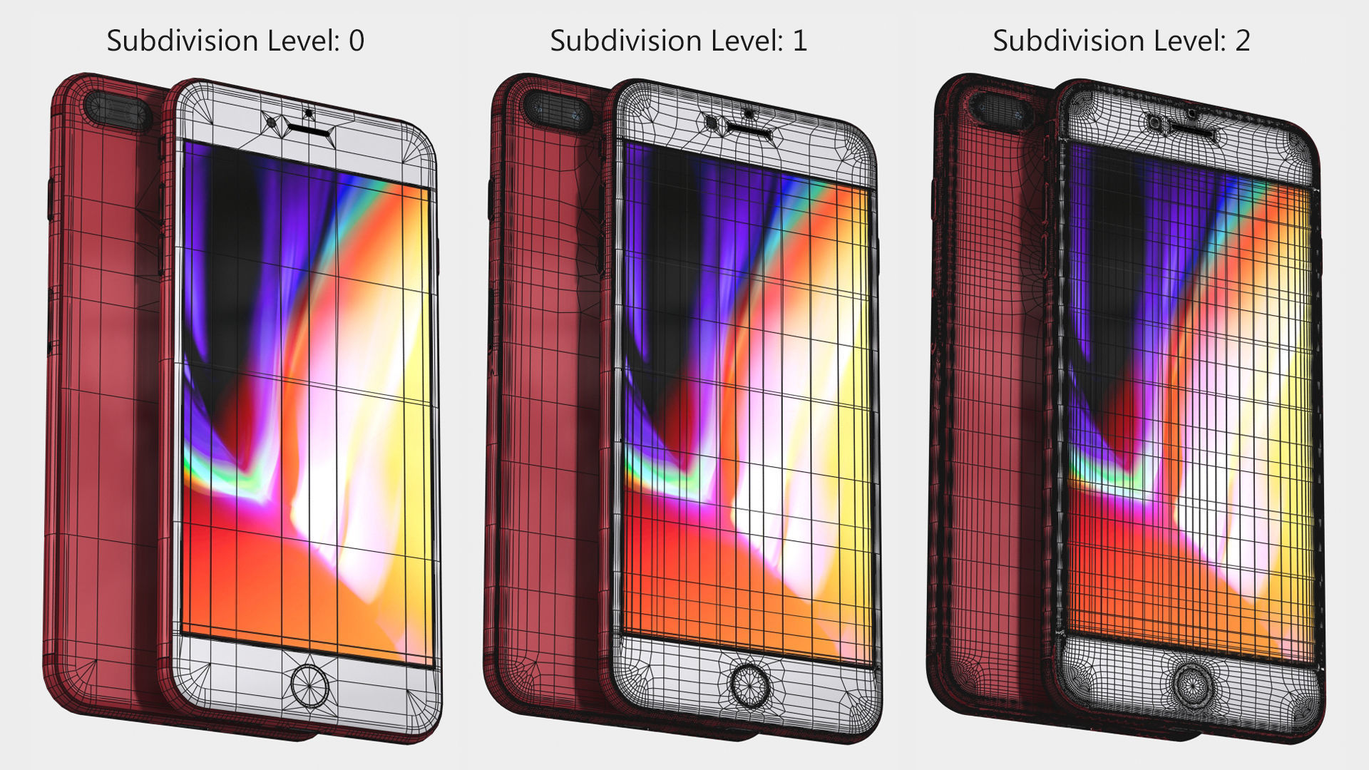 Apple iPhone 8 Plus 3D model_14