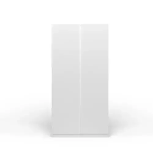 Two Door White Wardrobe