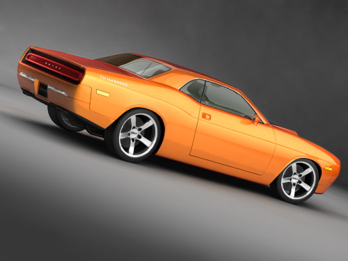 Dodge Challenger concept 3D model_4