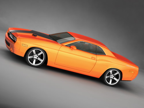 Dodge Challenger concept 3D model_1