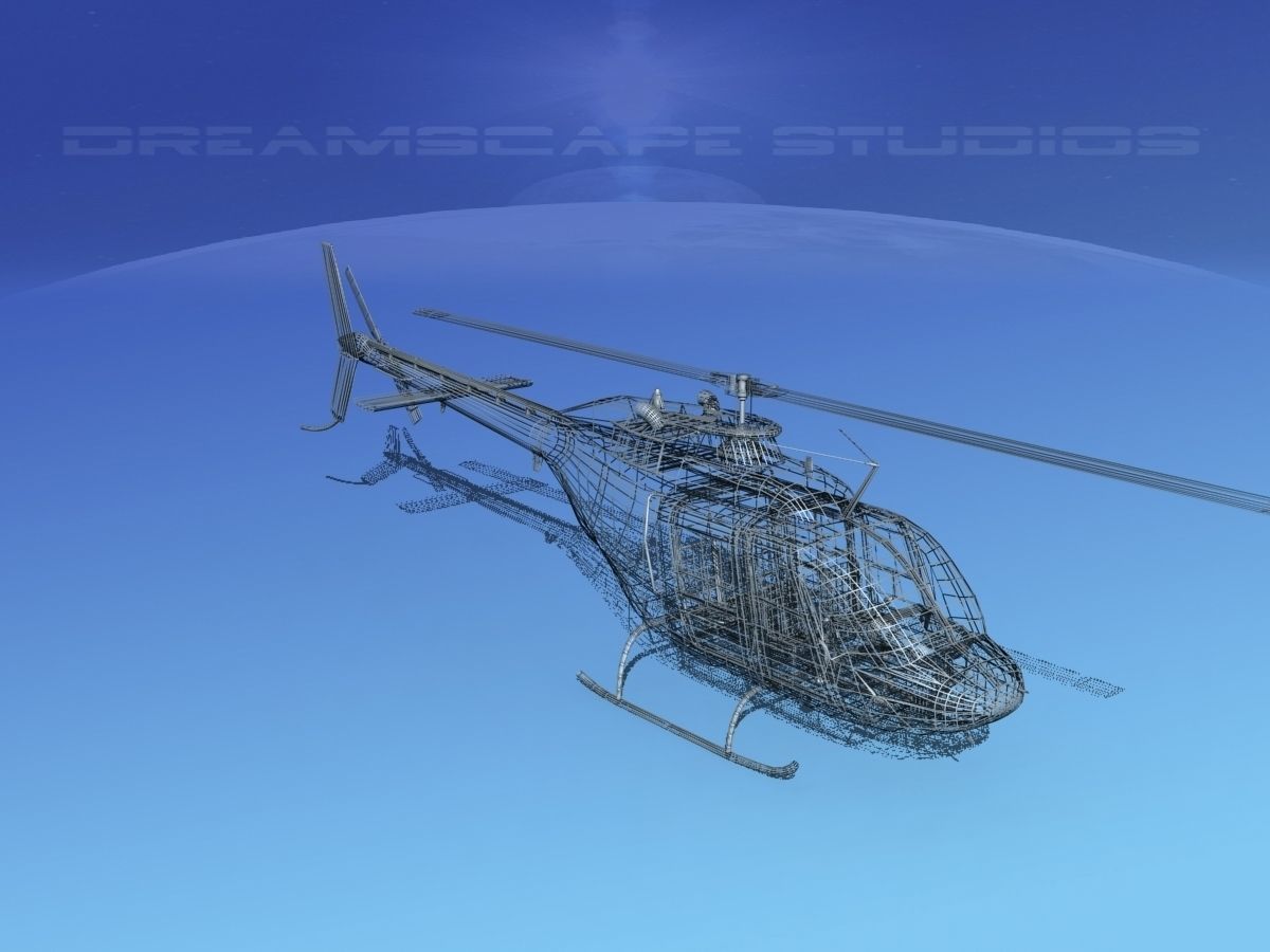Bell OH-58B Australian Army 3 3D model_15