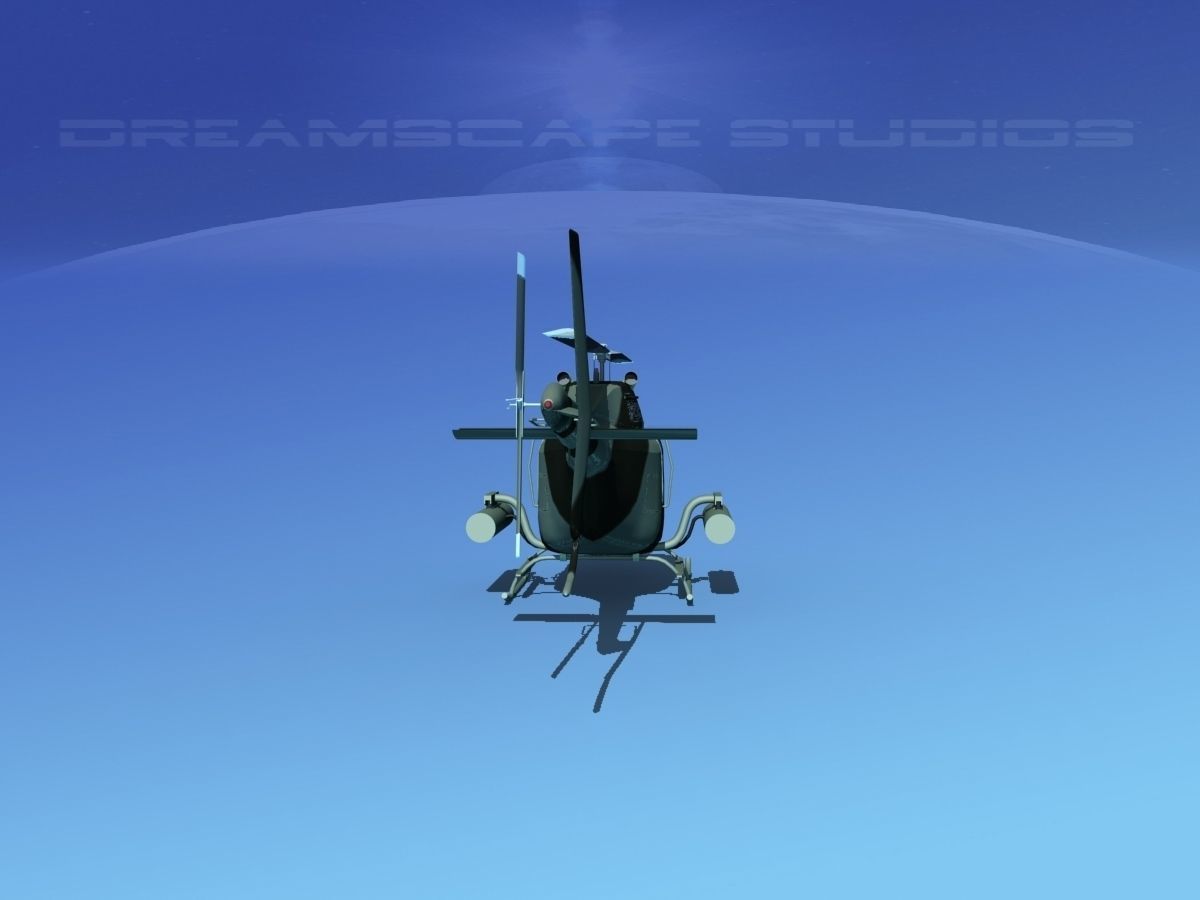 Bell OH-58B Covert 3 3D model_15