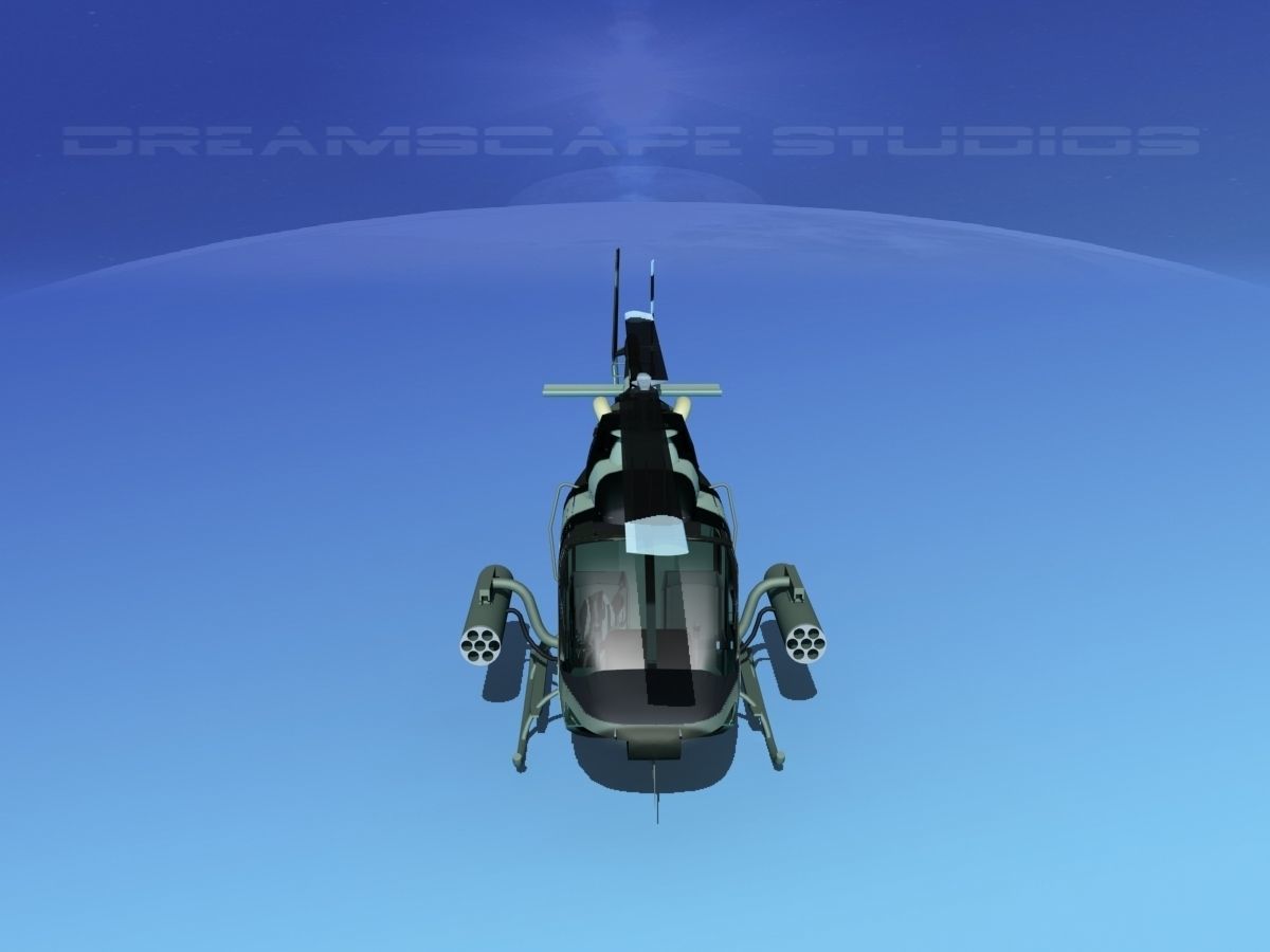 Bell OH-58B Covert 4 3D model_8