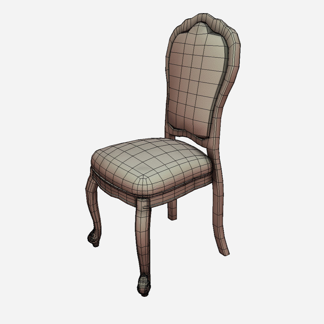 Chair Collection - Chairs Pack Low-poly 3D model_34