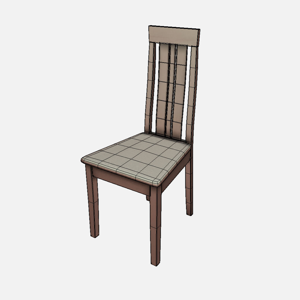 Chair Collection - Chairs Pack Low-poly 3D model_16