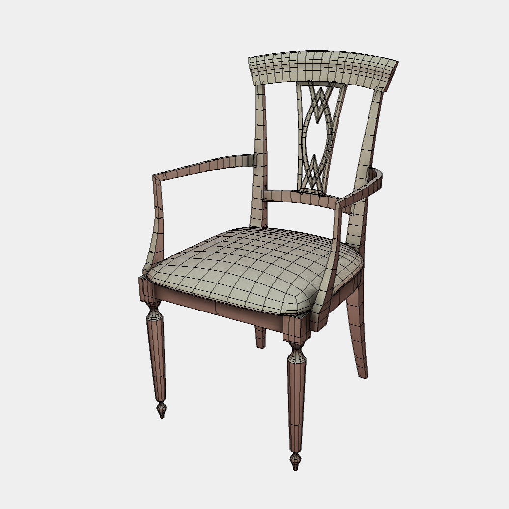 Chair Collection - Chairs Pack Low-poly 3D model_2