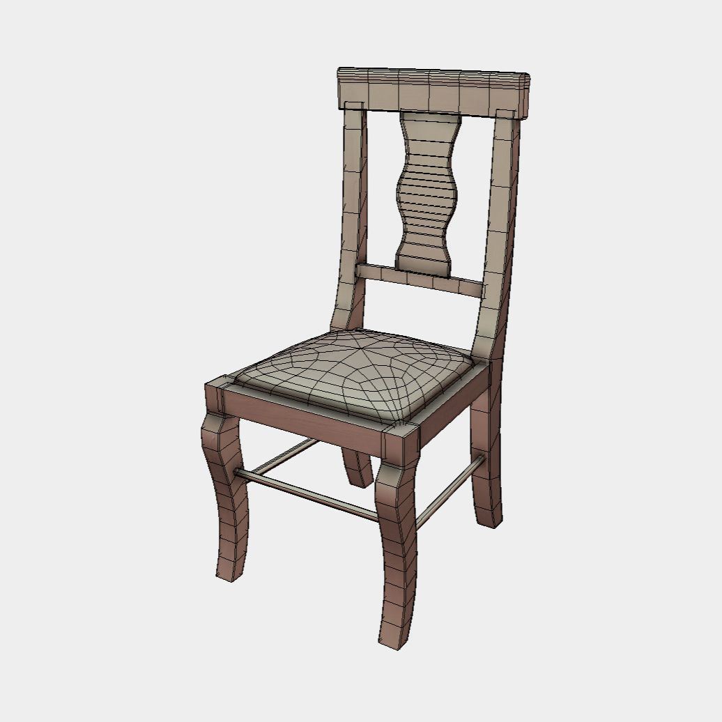 Chair Collection - Chairs Pack Low-poly 3D model_26