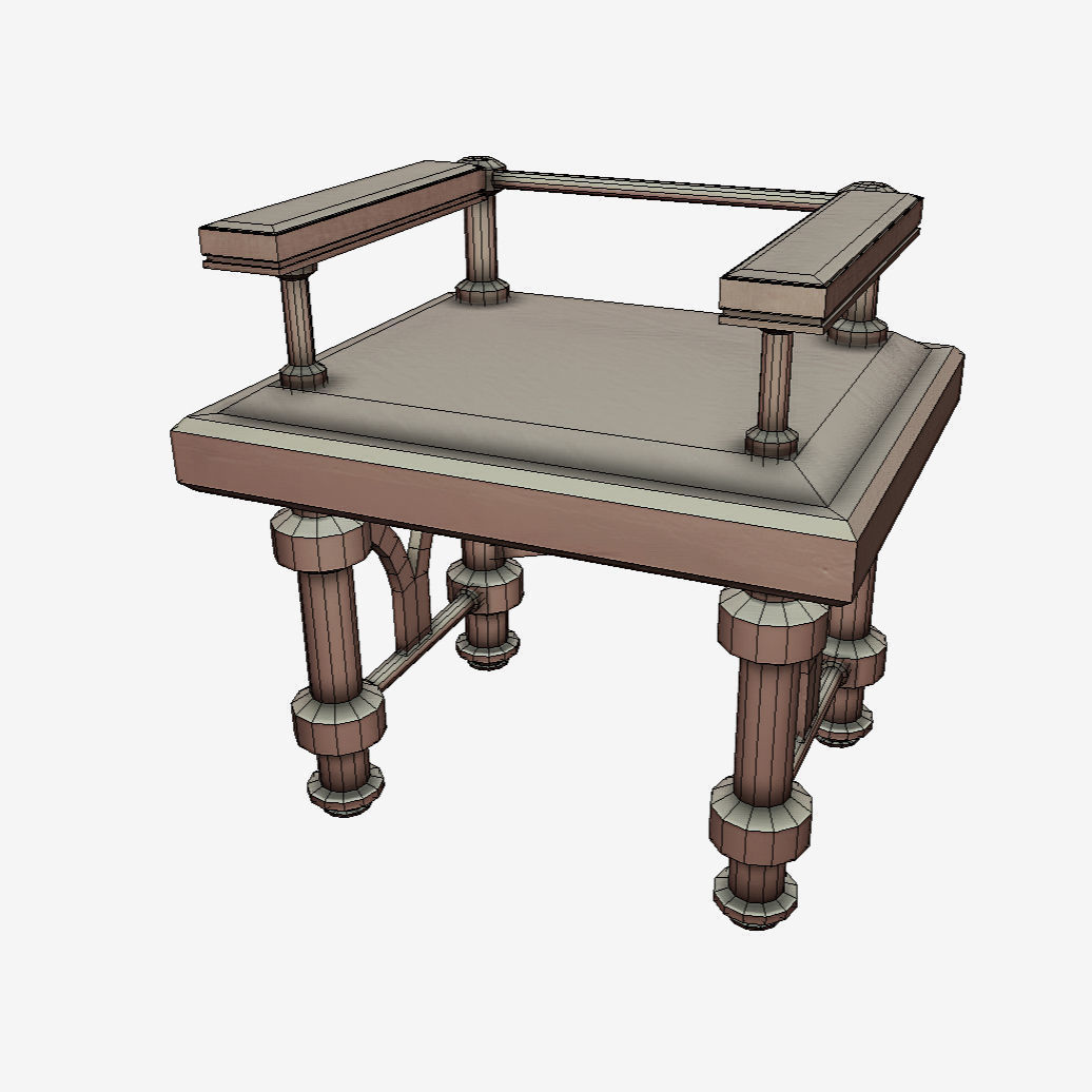 Chair Collection - Chairs Pack Low-poly 3D model_18