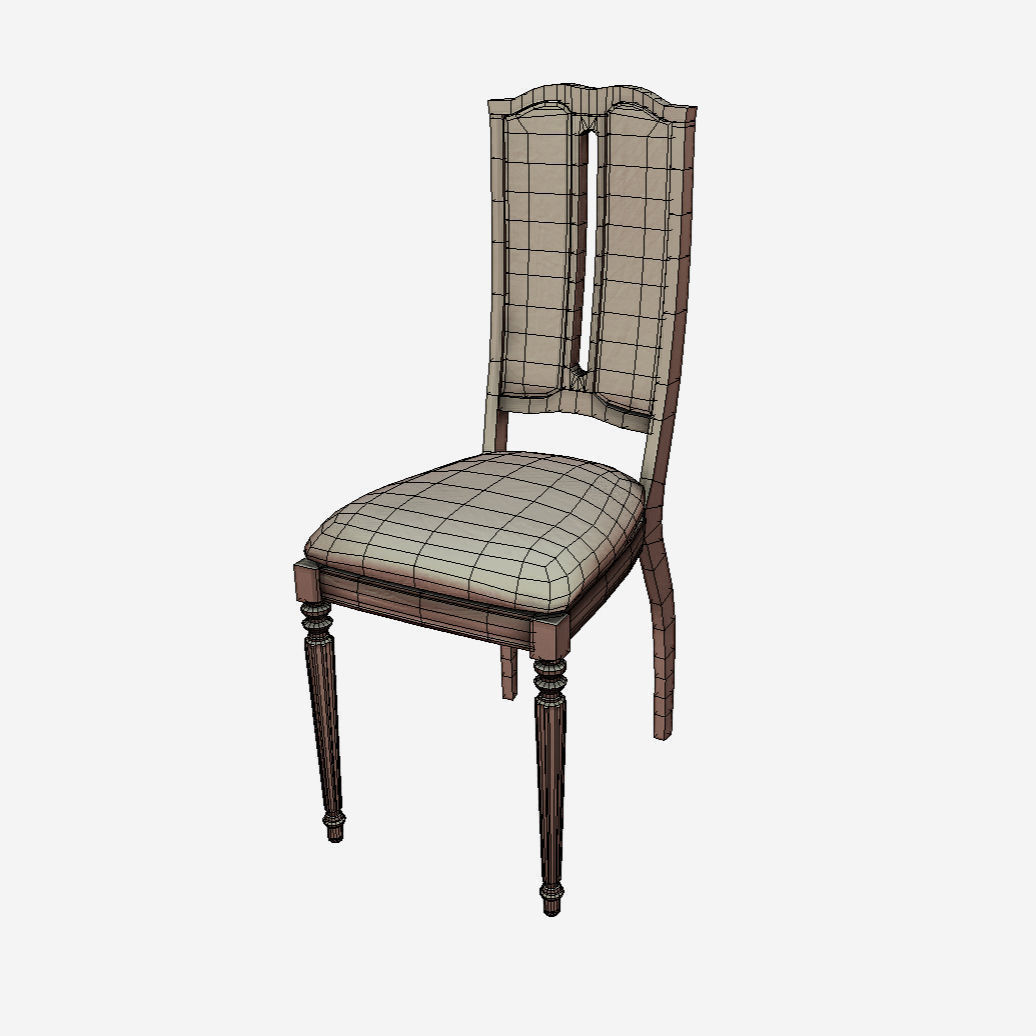 Chair Collection - Chairs Pack Low-poly 3D model_22