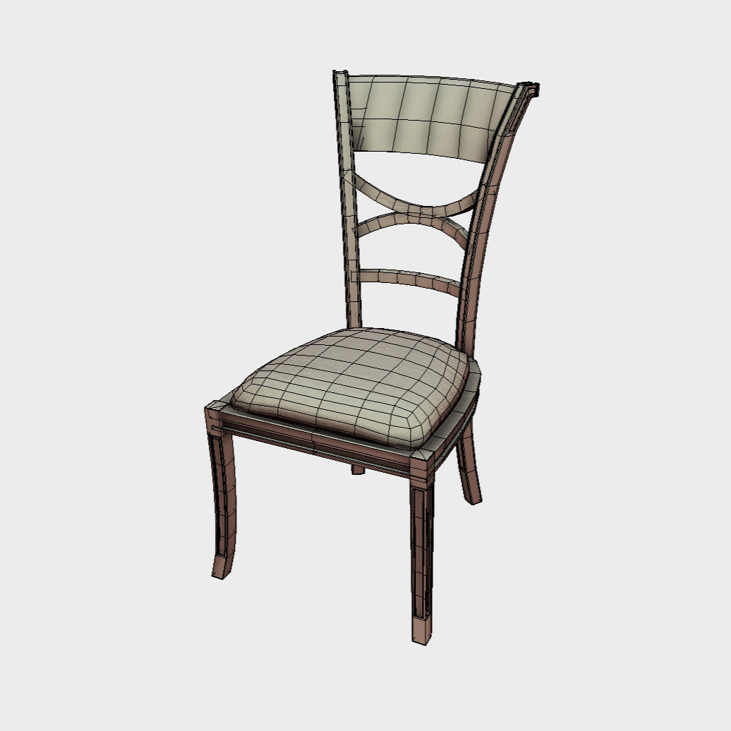 Chair Collection - Chairs Pack Low-poly 3D model_13