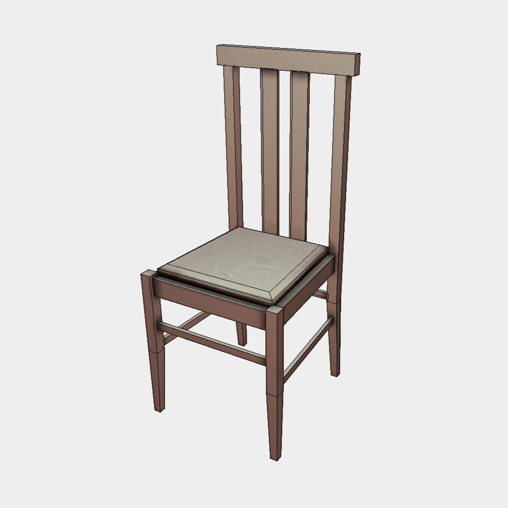 Chair Collection - Chairs Pack Low-poly 3D model_28