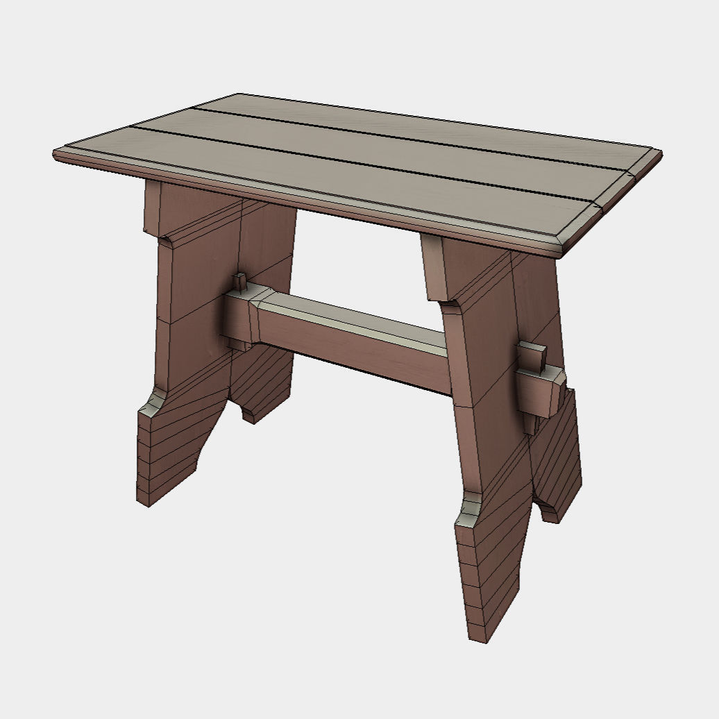 Chair Collection - Chairs Pack Low-poly 3D model_8