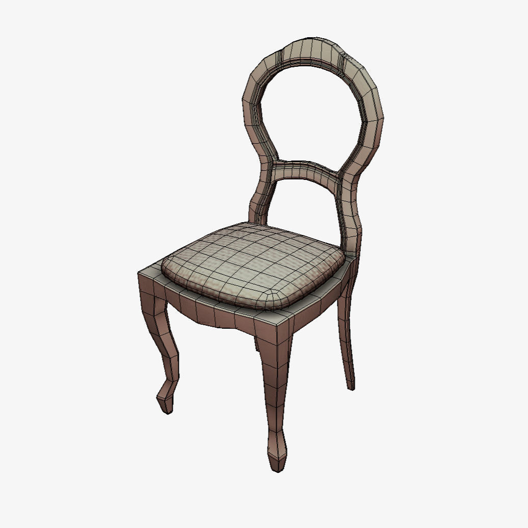 Chair Collection - Chairs Pack Low-poly 3D model_4