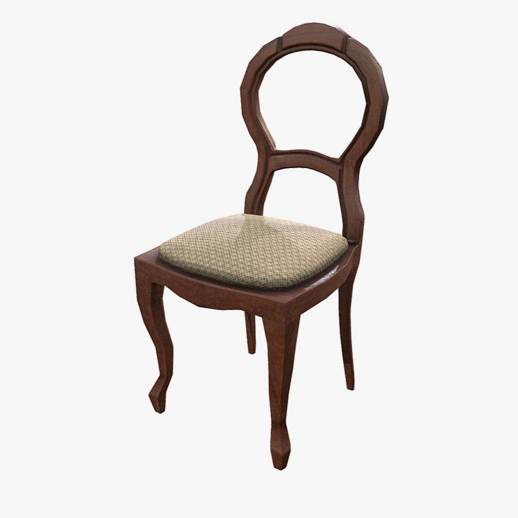 Chair Collection - Chairs Pack Low-poly 3D model_3