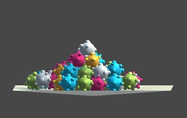 Japanese candy konpeitou1 Low-poly 3D model_4