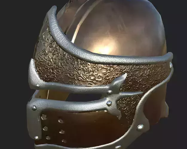 Helmet with ornaments