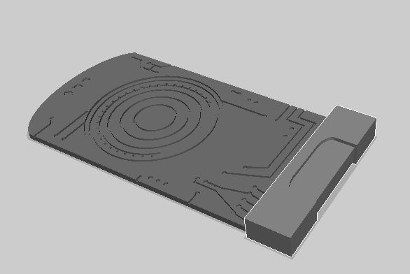 Death Star Stolen data card 3D print model