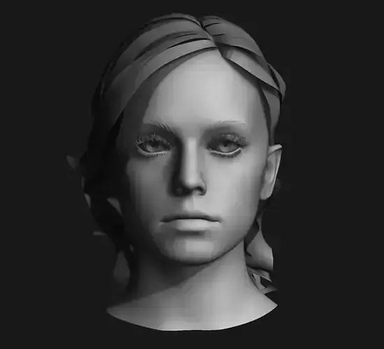 Female Head Sculpt 02 3D model
