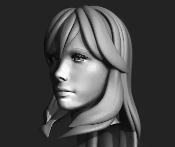 Female Head Sculpt 03