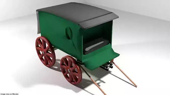 Wagon - Delivery 3D model