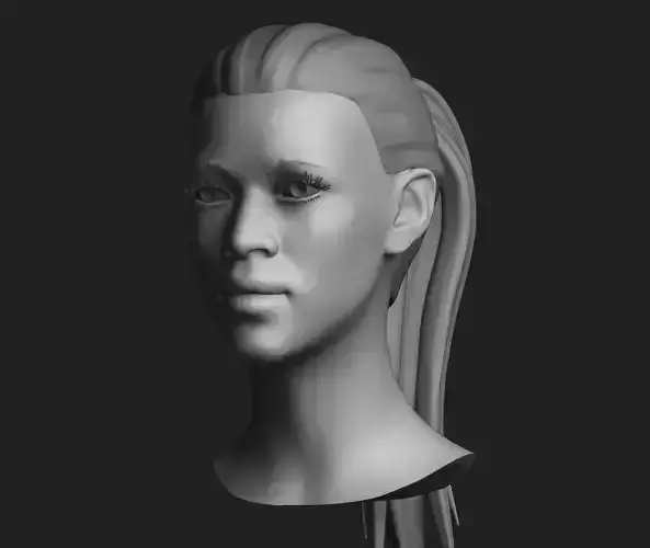 Female Head Sculpt 07
