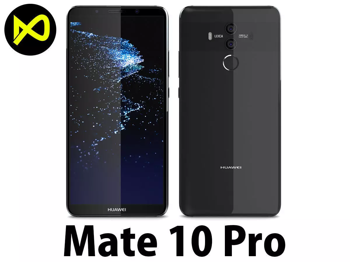 Huawei Mate 10 Pro Titanium Grey 3D model