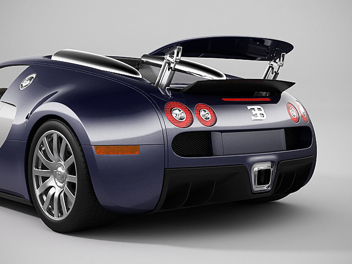 Bugatti Veyron 3D model_8